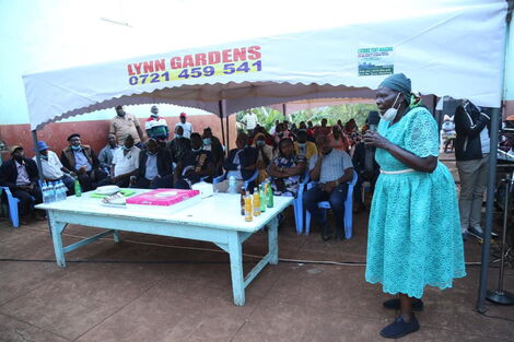 Gatundu South MP Moses Kuria celebrates his birthday at the Gatundu Children's home on Friday, February 19.