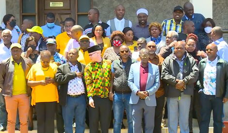 Mt Kenya MPs in Laikipia on Saturday, September 4, 2021