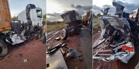 Travellers were stranded at Mtito Andei after an accident at Tsavo on April 22, 2022.