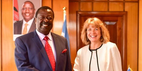 Mudavadi and Lauren