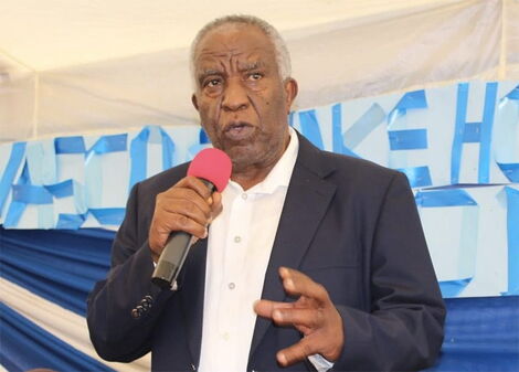 Peter Munga, Mt Kenya Foundation Chairperson Speaking During a Past Event