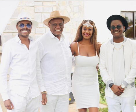 David Murathe and his children including his daughter June Tutto