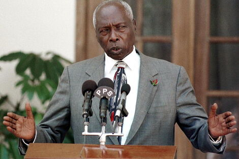 Undated image of the Late retired President Daniel Moi 