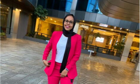 NTV News anchor Kaltun Jama out and about