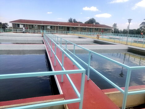 NYEWASCO Water Treatment Plant in Kamakwa, Nyeri County on September 22, 2017.