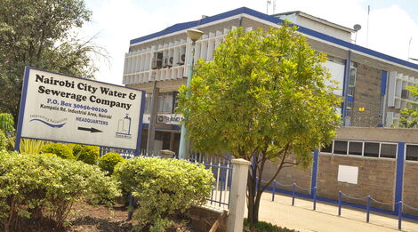 Nairobi City Water and Sewerage Company offices.