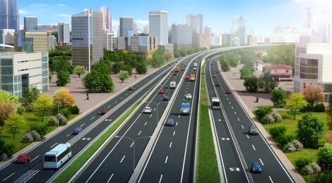 Nairobi Expressway render image.