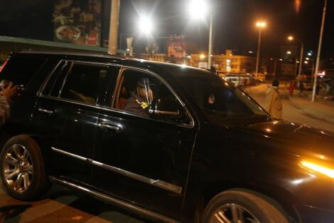 Nairobi Governor Mike Sonko driving his escalade