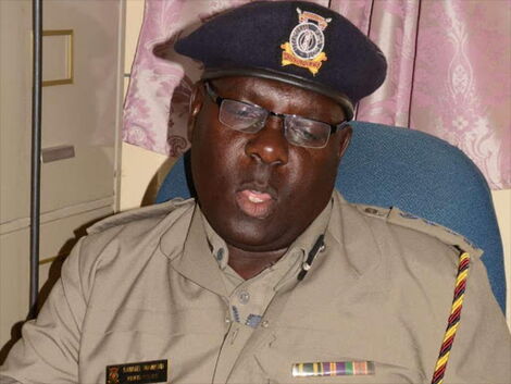 A file photo of Naivasha police boss Samuel Waweru
