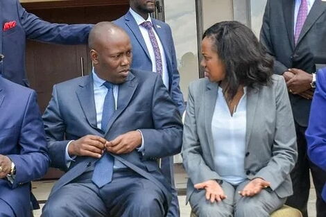 Nakuru County Governor Lee Kinyanjui and Senator Susan Kihika at a past event.