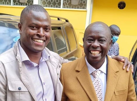 Kiharu Member of Parliament, Ndindi Nyoro and Mathira Member of Parliament Rigathi Gahagua