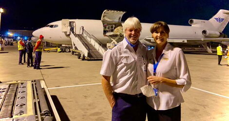 Pilots of the Safe Air Company, Kenyan-Chartered Plane That Rescued Hundreds Midst Bombings