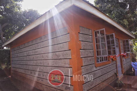 New house given to the family of the late John Njenga by the interior CS Fred Matiang'i on November 20, 2020