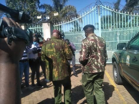 New security detail ariving at DP Ruto's residence