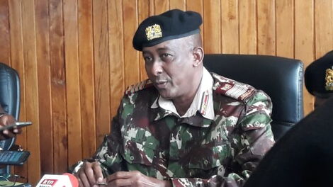 Newly appointed Rift Valley Commissioner Mohamed Ahmed Maalim