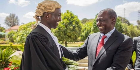 Deputy President William Ruto celebrates his son Nick's admission to the bar in 2019