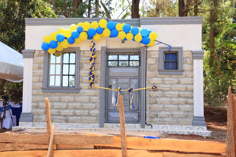 Njuki's new home gifted to him by well wishers in February 2023