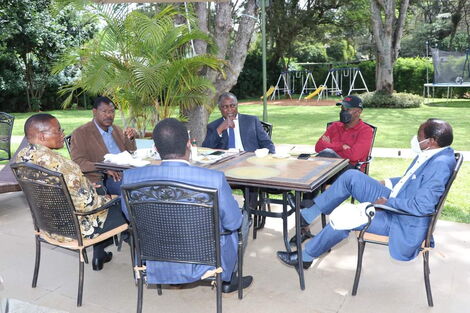 One Kenya Alliance (OKA) principals during a meeting in Nairobi on Wednesday, January 5, 2021.