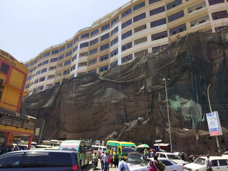 The photo of the OTC building along Ronald Ngala street in Nairobi captured on Friday, February 24, 2023.