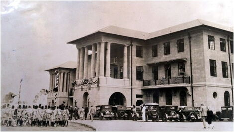 Old photo of Kenya's Supreme Court.