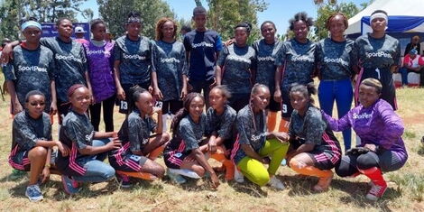 One of the team in Murang'a that will benefit from Dimba na Sportpesa programme