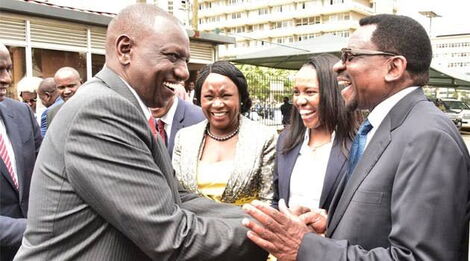 An image of Ruto and Orengo