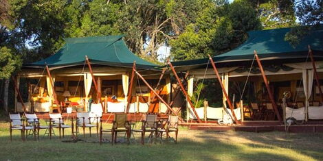 An image of the Osero Sopia camp in Maasai Mara. 