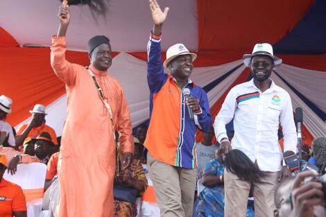 An image of Fred Outa and Anyang' Nyong'o