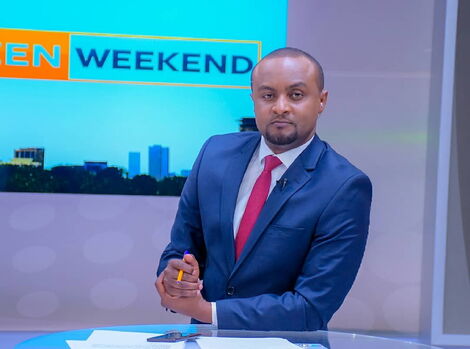 Outgoing KBC presenter Fred Indimuli