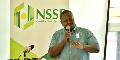 Outgoing NSSF CEO Anthony Omerikwa