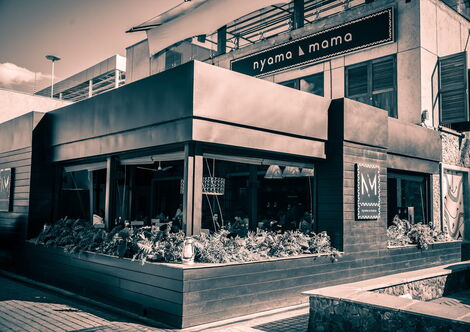 File photo showing the exterior of Nyama Mama restaurant