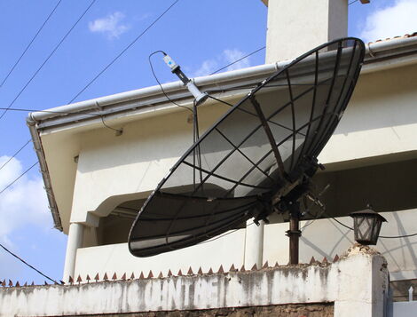 A transmitter located in Kibra where Pamoja FM broadcasts from.
