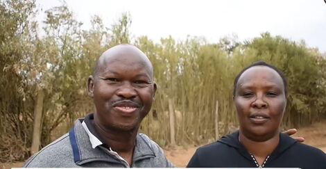 Patrick Ngigi (left) and his wife Josephine Paissany who run a safehouse for girls in Narok