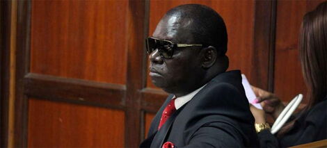 Businessman Paul Kobia pictured in court in May 2019