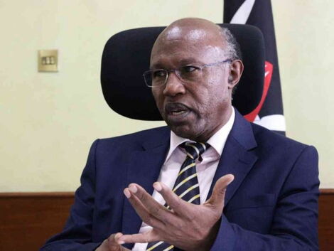 File image of Transport Principal Secretary Professor Paul Maringa