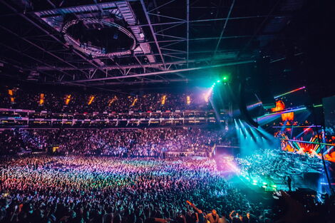 A past event at the O2 Arena in London, United Kingdom.