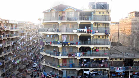 File image of apartments in Nairobi's Pipeline estate