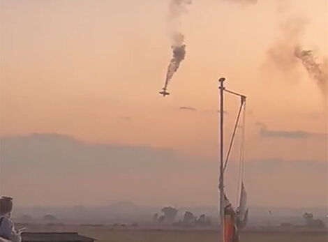 How the pilot who featured in KDF Airshow crashed in Zimbabwe on Tuesday May 31, 2022