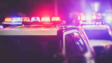 A police car