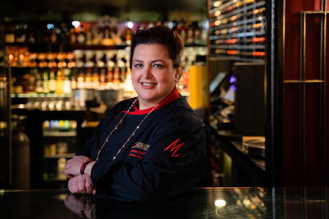 File photo of Poonam Ball creative chef and marketing and marketing director of Madhu
