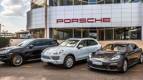 Porsche Centre Nairobi at Sameer Business Park.