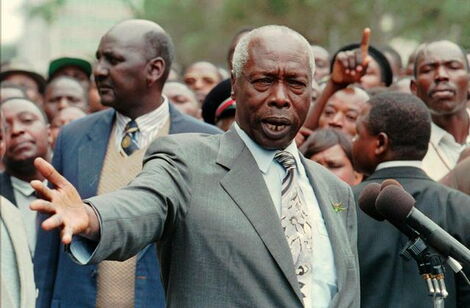 President Daniel arap Moi.