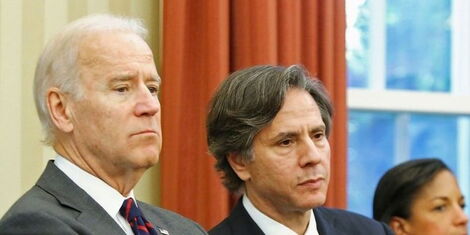 President Joe Biden and Secretary of State Antony J. Blinken at the White House in 2013.