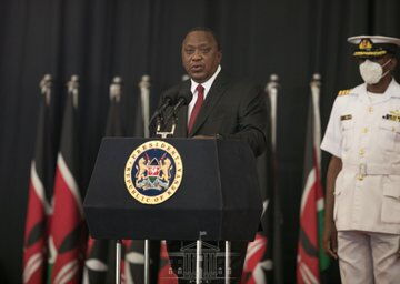 President Uhuru Kenyatta addressing the National Covid-19 Conference at KICC on Monday, September 28, 2020.
