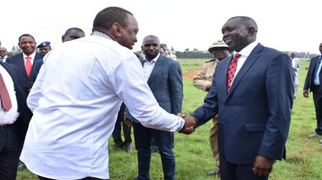 President Uhuru Kenyatta and MP Oscar Sudi