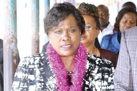 President Uhuru Kenyatta's sister Kristina Pratt.