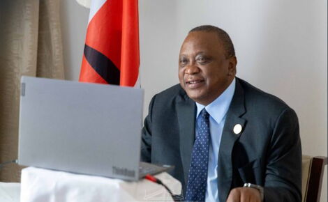 President Uhuru attends a virtual meeting on climate change