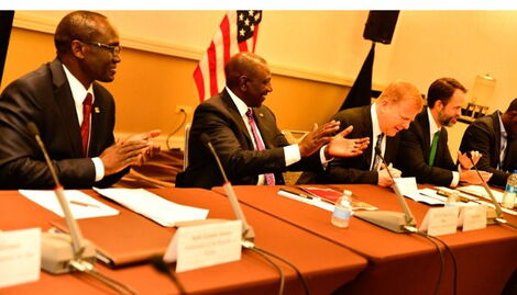 President William Ruto (second left) attends the United Nations Development Programme’s inaugural Africa Investment Partnership Forum, New York, on Wednesday, September 21, 2022.