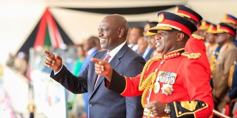 President William Ruto addrdsdesses the public during the Mashujaa Day celebrations on October 20, 2022..jpg
