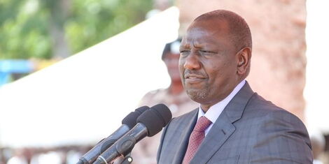 President William Ruto addresses the congregation at an AIC church in Homa Bay County on Sunday, October 2, 2022..jpg